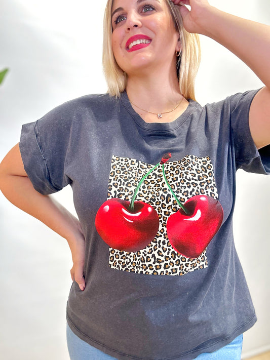 Camiseta Cerezas